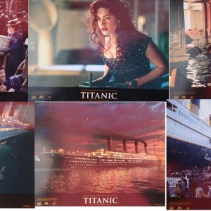 titanic lobby cards