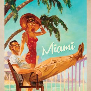 Miami travel poster