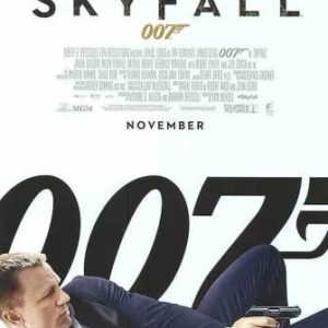 Skyfall November Original Double Sided Movie Poster 27x40