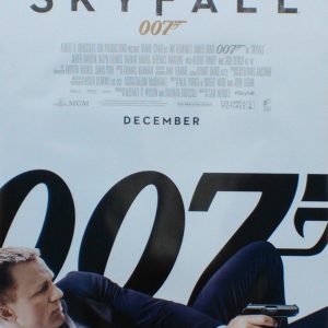 Skyfall Regular (December VERY RARE) Original Double Sided Movie Poster 27x40